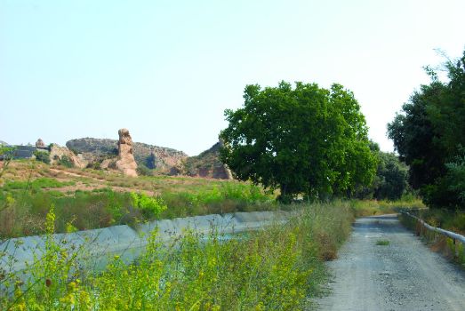 Paisaje mediterráneo acompañando al Sifón de Albelda